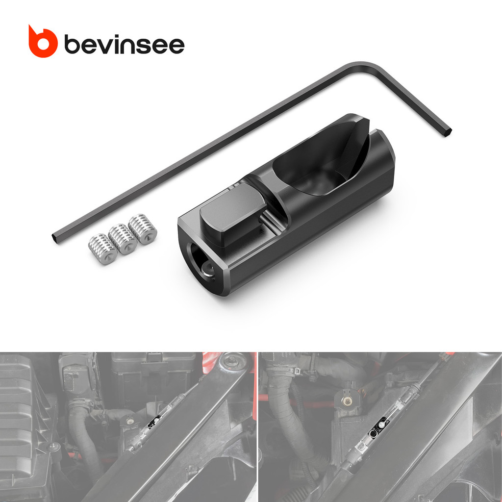 BEVINSEE Bonnet สายเคเบิลหัวเข็มขัดสําหรับ VW สําหรับกอล์ฟ MK7 5G/BE/BA/BQ/AU สําหรับ e-Golf 5G Pass