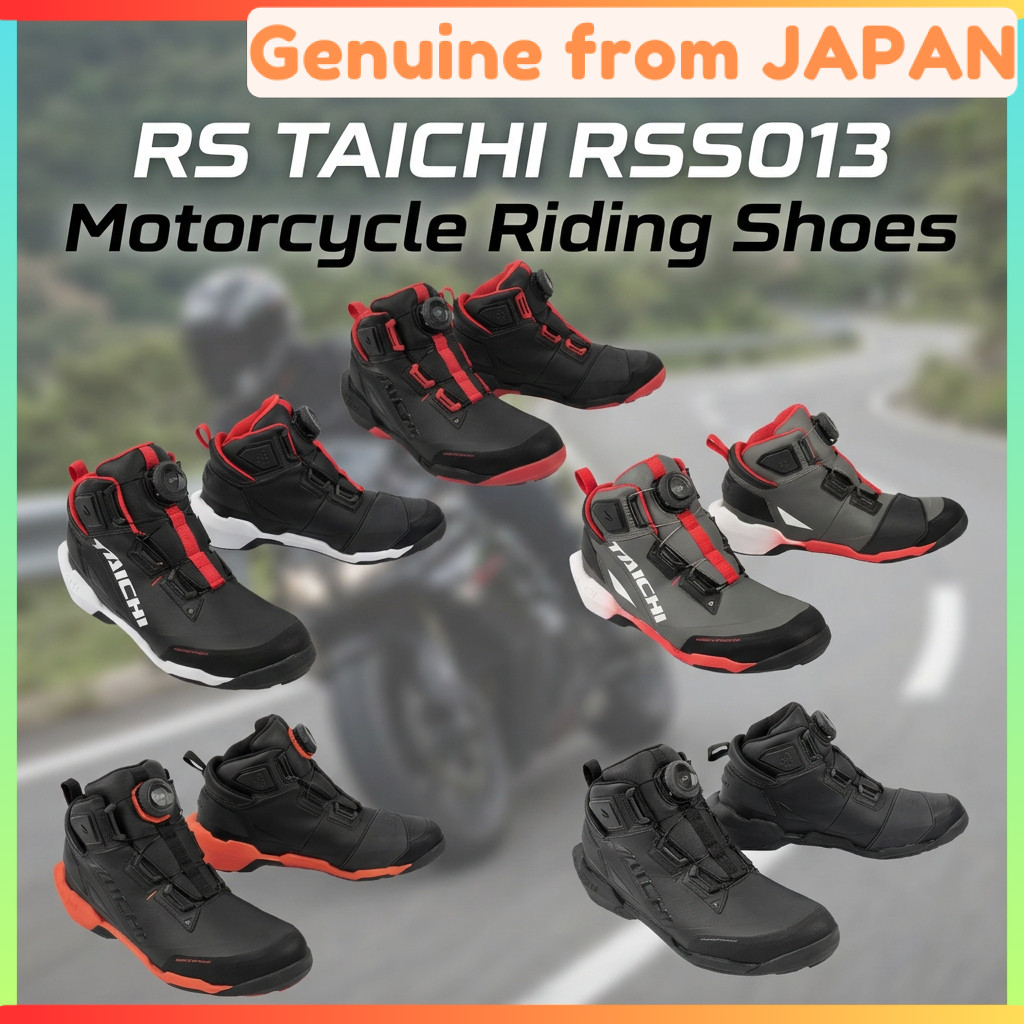 RS TAICHI RSS013 Motorcycle Riding Shoes DRYMASTER Waterproof Sporty Sneakers BOA Japan Import