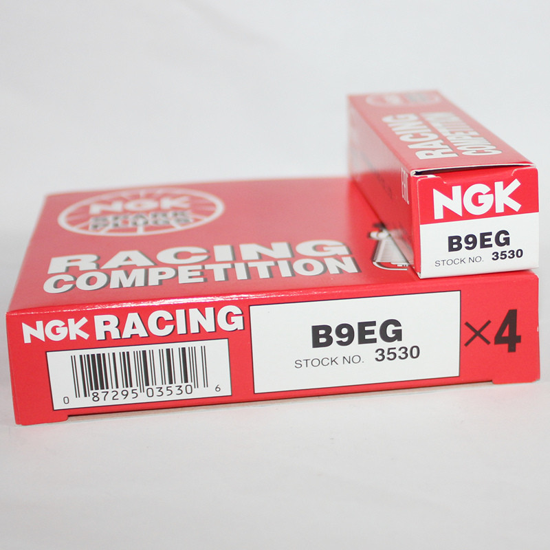 NGK RACING หัวเทียนกล่องสีแดง B9EG เหมาะสําหรับ B9ES BR9ES Honda P2 P3 NSR250 TZR