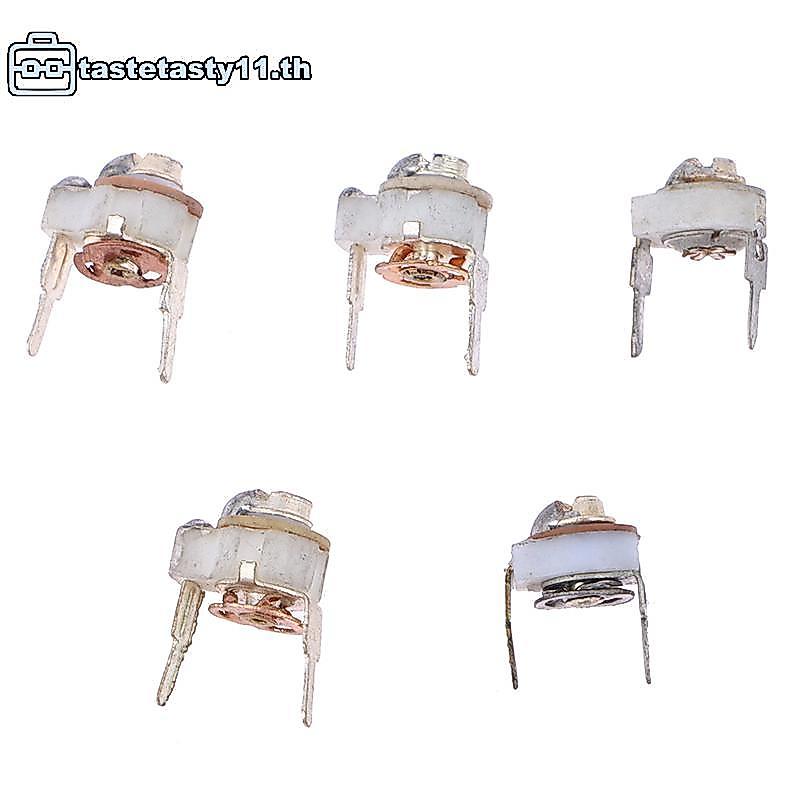 TA 5PCS 5 มม.เซรามิคTrimmer CapacitปรับCapacitor TrimmerตัวแปรเซรามิคCapacitor 3PF 5PF 10PF 20PF 30P