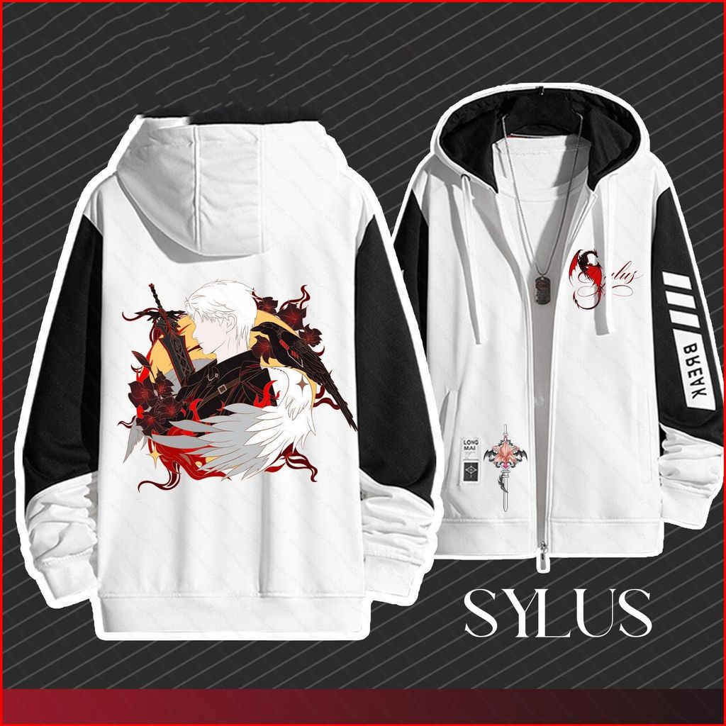 DC2 Sylus อะนิเมะซิป Hoodie Love และ Deepspace อะนิเมะเสื้อแจ็คเก็ต Unisex Top