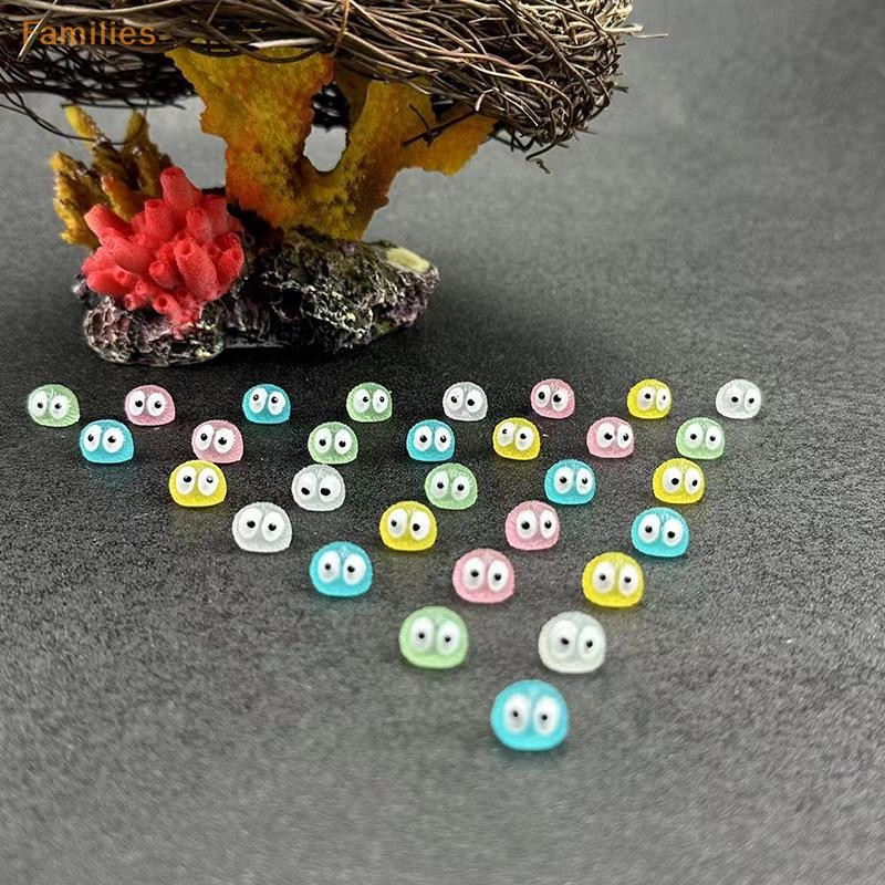 Families> 10 ชิ้น Luminous Briquettes Elfs Black Sprite เป็ดFigurine Home Decor เรืองแสง Miniature Fairy Garden อุปกรณ์ตกแต่งได้ดี