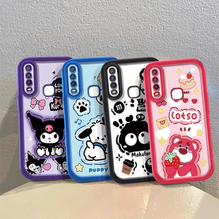 TPU ซิลิโคนนุ่มเคสโทรศัพท์สําหรับ VIVO Y3S2020 Y11 Y12 1940 1906 1904 1902 1901 Y17 Y15 Y12i Y20 Y20S Y20T Y12S Y20i Y12A น่ารักการ์ตูน Kuromi หมี