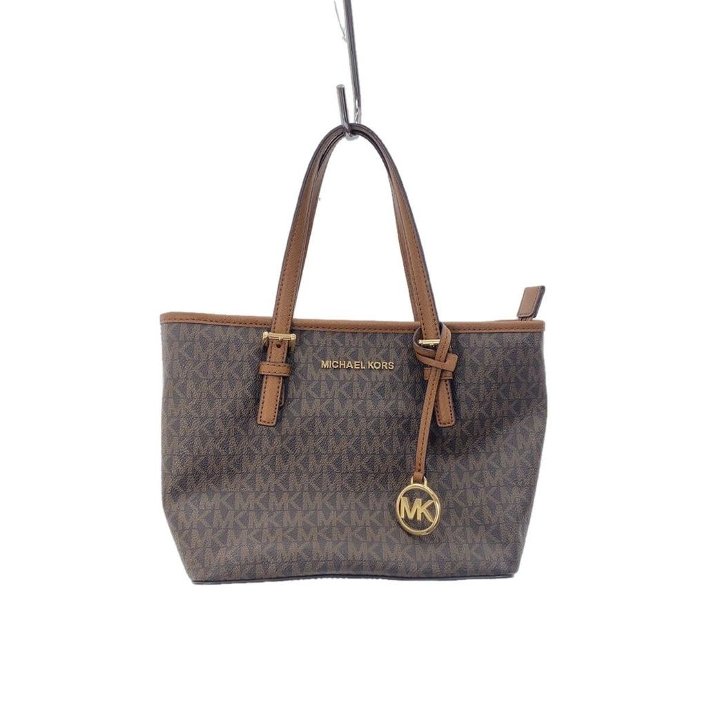 MICHAEL KORS Handbag PVC BRW Total Pattern 35T9GTVT0B Direct from Japan Secondhand