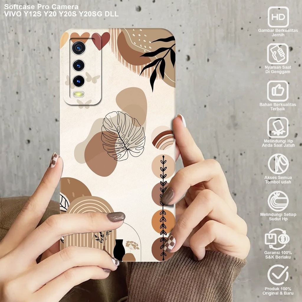 HP SOFTCASE VIVO V2026 V2027 V2029 - Pro Camera Case Vivo V2026 V2027 V2029 Motif (AEST) - Phone Cas