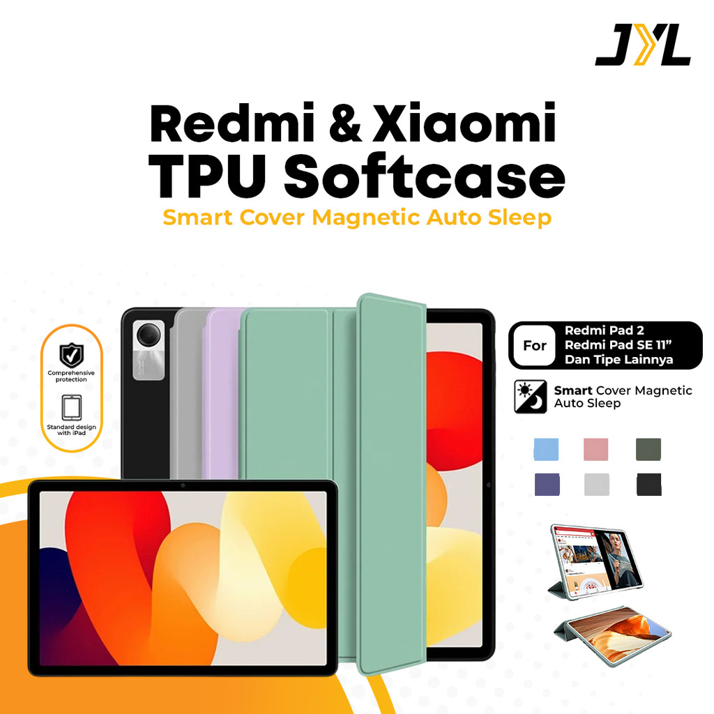 เคส TPU สําหรับ Redmi Pad 2 11 นิ้ว 2025 Redmi Pad 1061 Redmi Pad SE 11 นิ้ว Redmi Pad Pro 12.1 สมาร