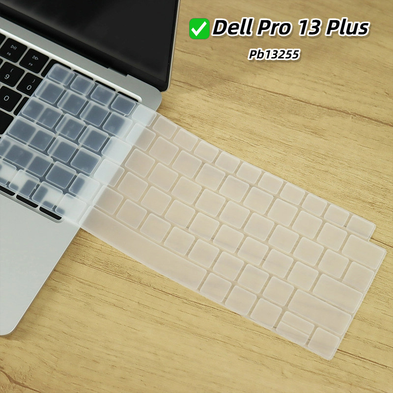 ฟิล์มคีย์บอร์ดสําหรับ Dell Pro 13 Plus Pb13255 ซิลิโคนแล็ปท็อปแป้นพิมพ์ Protector โน้ตบุ๊คผิวแป้นพิมพ์กันน้ํา