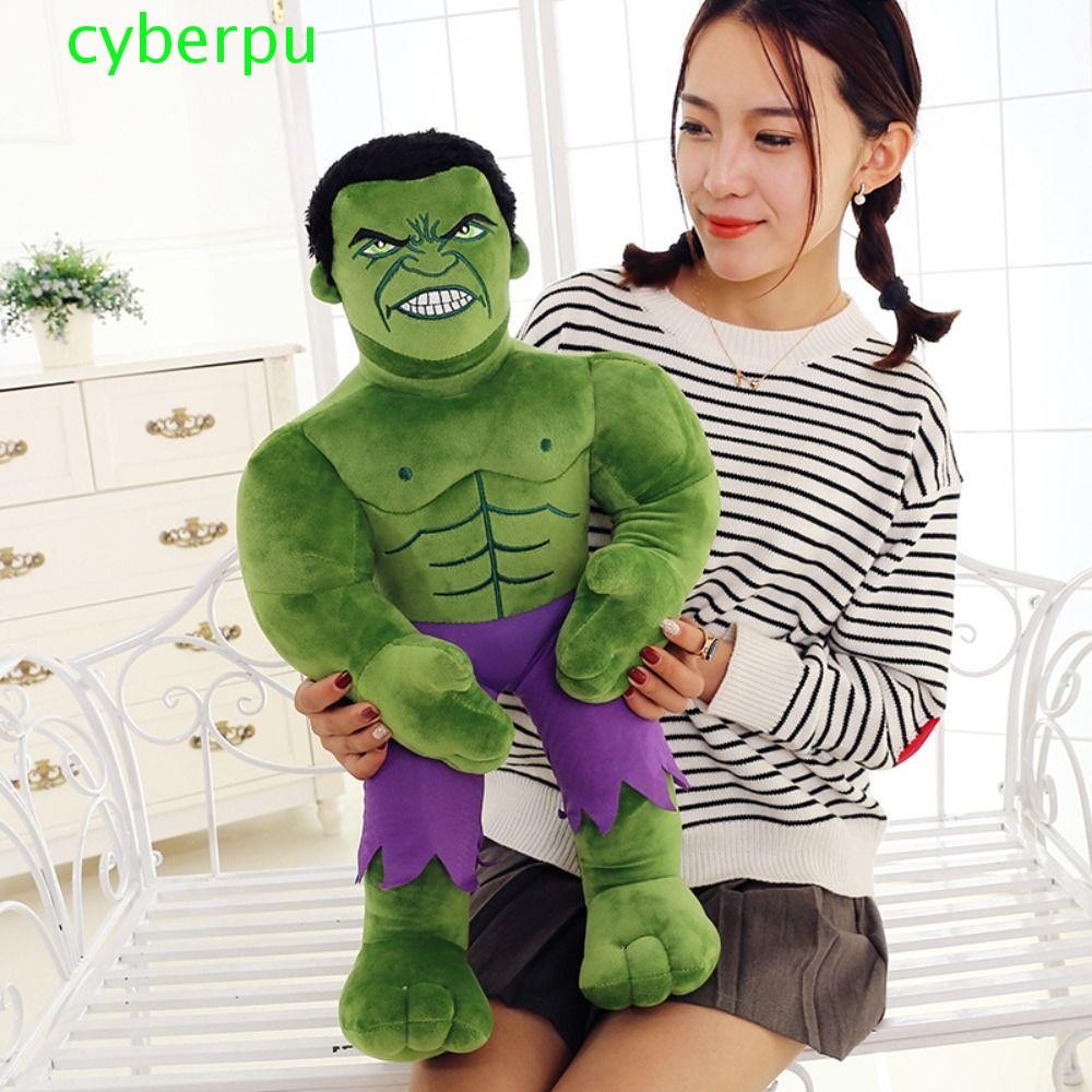 CYBERPULSE The Avengers Plushie, สร้างสรรค์น่ารัก Hulk ตุ๊กตาตุ๊กตา, เด็กของขวัญ Incredible Hulk การ