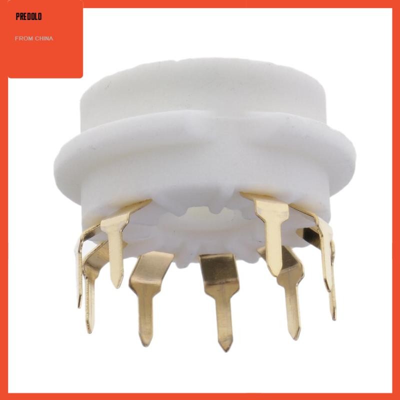 9pin PCB ติดตั้งซ็อกเก็ตหลอดสูญญากาศ GZC9-BG สําหรับ 12AX7,ECC83,E88CC,6p14