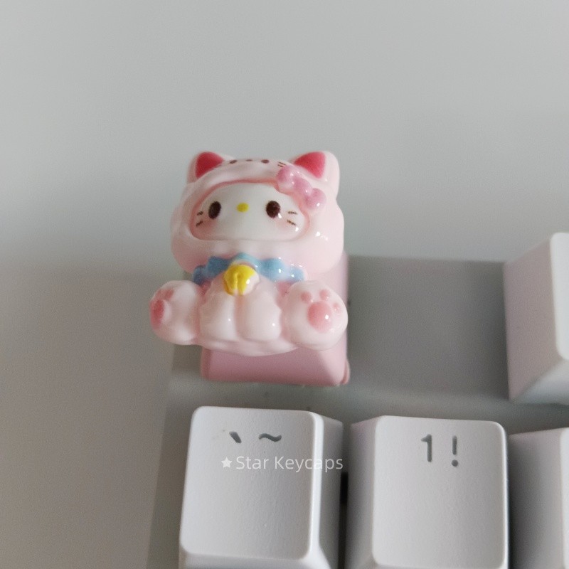 DIY Handmade Keycaps สร้างสรรค์น่ารักการ์ตูน Melody เกมคีย์บอร์ด Keycap ESC ปุ่มแป้นพิมพ์ตกแต่ง ราคา ถูกที่สุด ดีลบีเคเค แกลเลอรีภาพที่ 4
