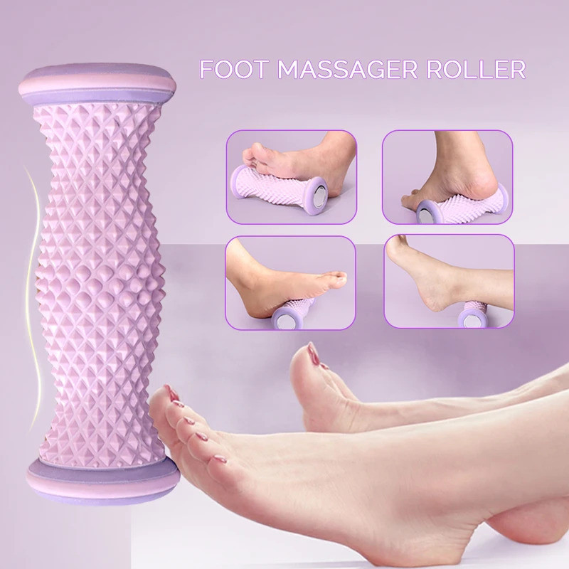 Foot Massage Roller Foot Roller Foot Massager Plantar Acupressure Relaxation Feet Shiatsu Massager C