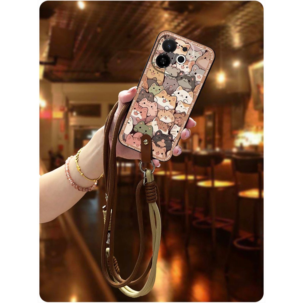 การกระจายความร้อนที่สร้างสรรค์ Tecno Spark30C 5G/Sound Transmission POP9 5Gเคสโทรศัพท์น่ารักการ์ตูนร