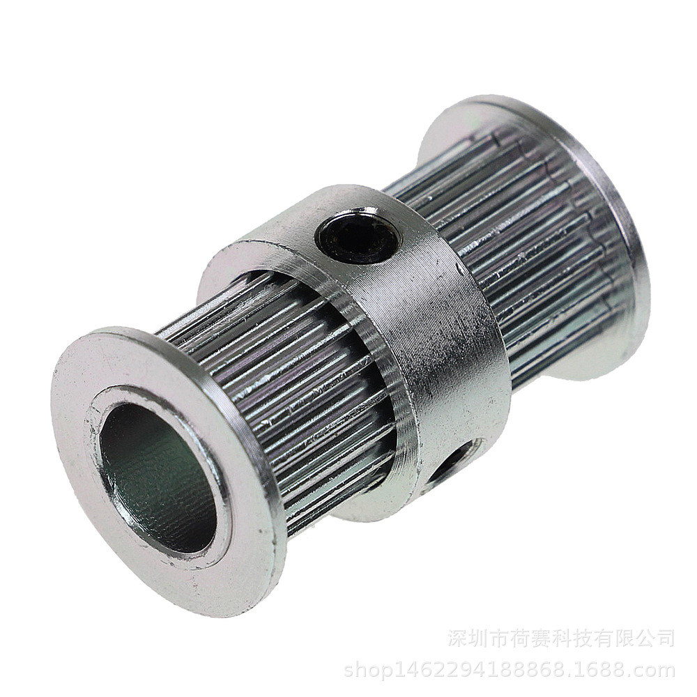 3D อุปกรณ์เสริมเครื่องพิมพ์ 2GT Double Head Conjoined Synchronous Pulley Pulley Pulley 20 เกียร์ล้อ 