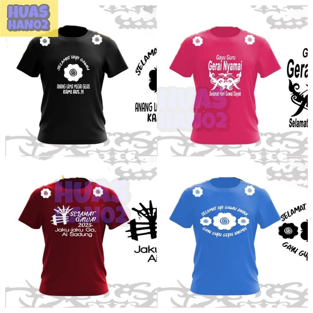 Gawai Dress / เสื้อยืด Gawai / All The Years Gawai 2025 GAVE Teacher Auss Outlet ... ~ Maroon