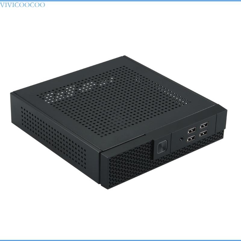 VIVI TX07 Mini ITX HTPC คอมพิวเตอร์เดสก์ท็อปแชสซี HTPC กรอบกระจายความร้อน MINI HTPC สําหรับ Home Vid