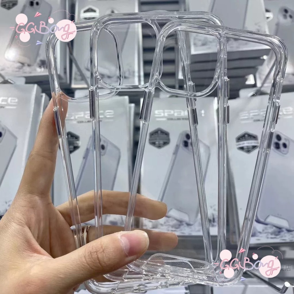 เคสซิลิโคนกันกระแทกโปร่งใส เคสไอโฟน 11 13 16 สำหรับIPhone 16 13 14 11 15 12 Pro Max 16 XR 14 15 7 8 6s Plus XS Max X SE