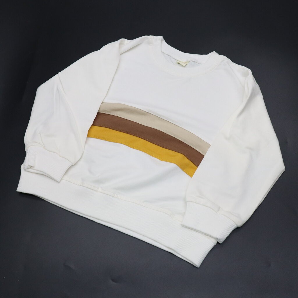 ชุดเด็กแขนยาว รุ้ง สีขาวL 100 ซม. (2Y-3Y) RB230904-25(L)