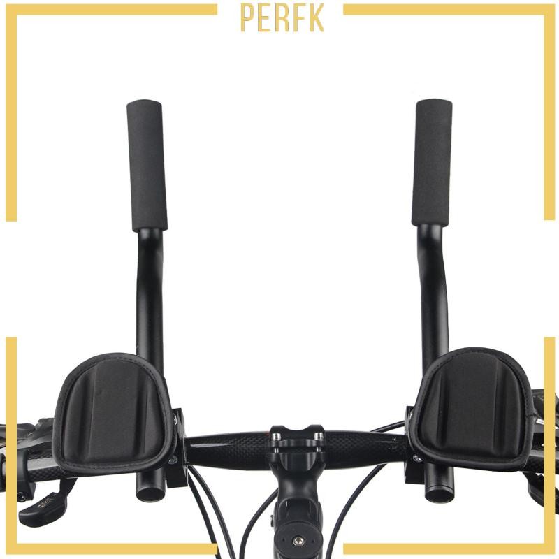 [Perfk] จักรยานส่วนที่เหลือแขนบาร์จักรยาน Aero Bar Arms ผ่อนคลาย TT REST Bar Armrest Handlebar