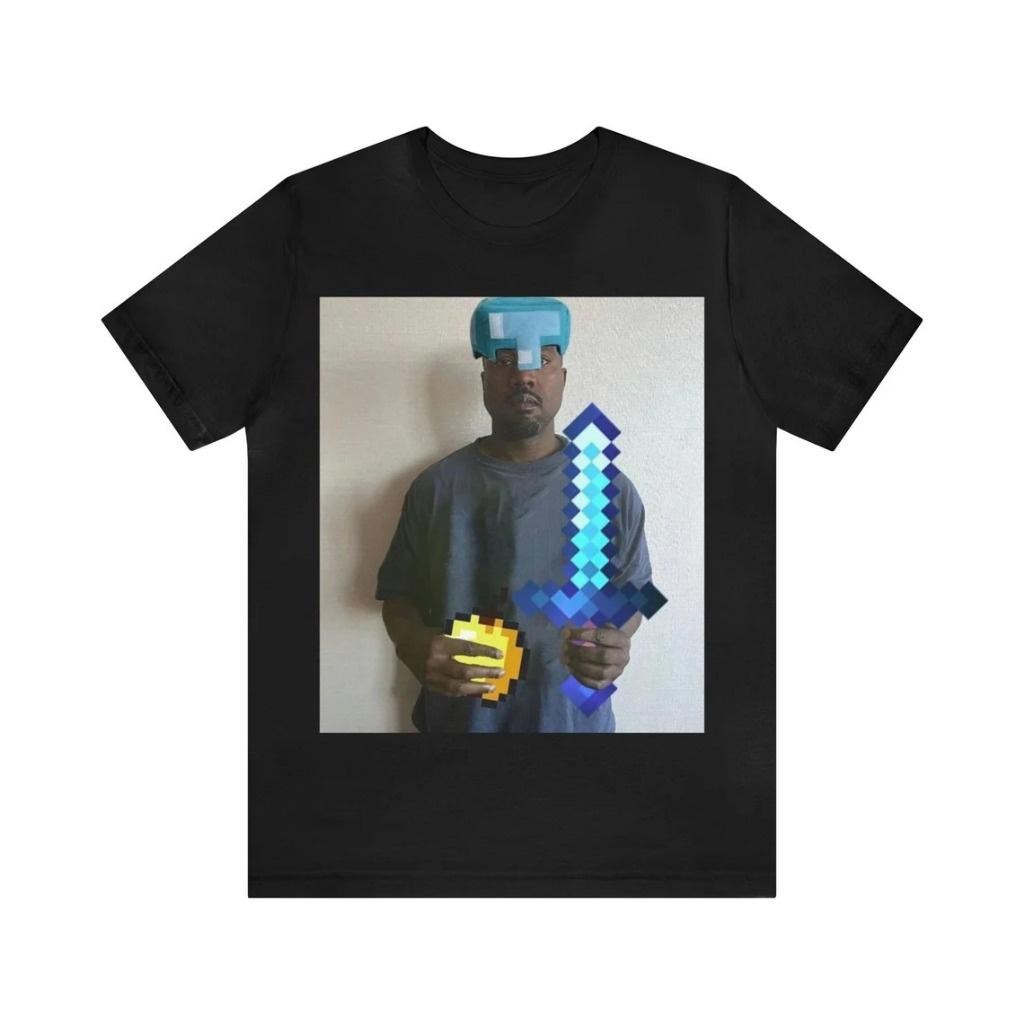 เสื้อยืด Kanye West - สีเขียว ฮิปฮอป