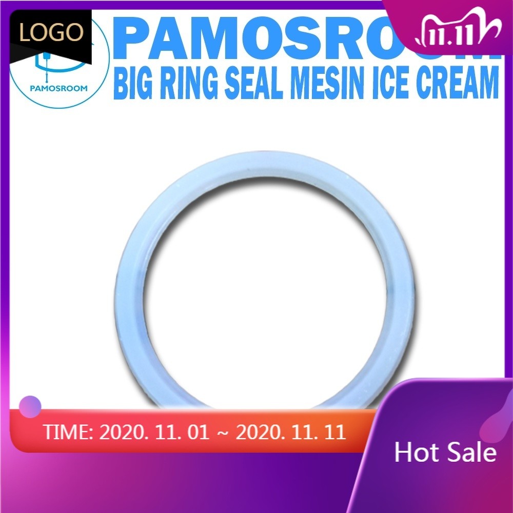 Pamosroom อะไหล่สร้อยข้อมือซีลยางบล็อกเครื่องทําไอศกรีมด้านหน้าแหวนใหญ่เครื่องไอศกรีมซีล 818T และ 81
