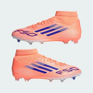 adidas ฟุตบอล รองเท้าฟุตบอลทรงมิดคัท F50 League Firm/Multi-Ground Unisex สีส้ม JI0888