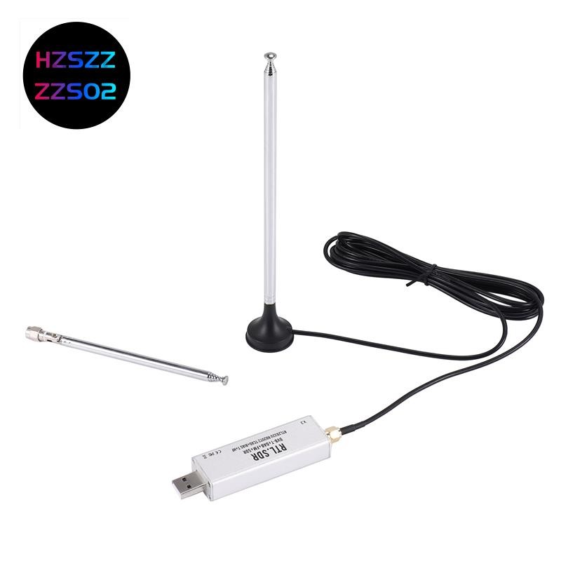 Hzszzs02RTL-SDR Blog RTL SDR Receiver V3 RTL2832U 0.1MHz-1.7GHz TCXO SMA Receiver พร้อมเสาอากาศ