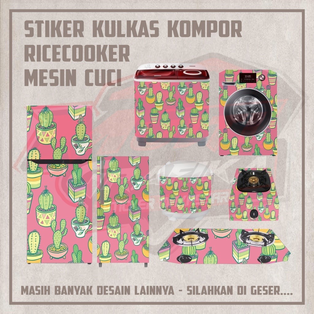 MESIN MATA Multi สติกเกอร์ตกแต่งในครัวเรือนตู้เย็นเตา 1 2 ประตู Ricecooker ตา CuCi เครื่อง