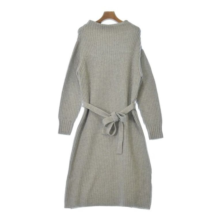 OPAQUE.CLIP Que Clip Light Gray Polka Dot Women Direct from Japan Secondhand