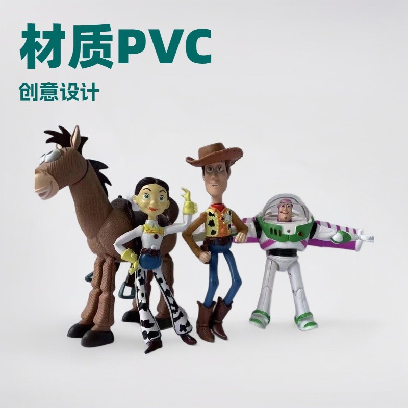 [รูปตุ๊กตา] พร้อมสต็อก 4 รุ่น Toy Story 4 Woody Triss Buzz Lightyear รูปส้อมเป็ดใหญ่ตุ๊กตากระต่ายโมเ