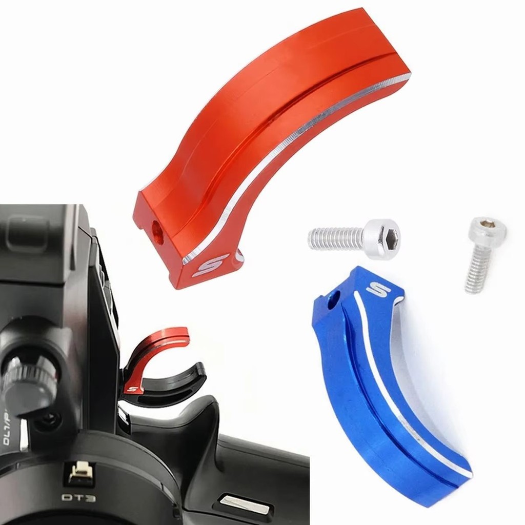 คันเร่ง Trigger แขนเบรคสําหรับ Futaba 7PX 4PX 4PXR RC รถเครื่องส่งสัญญาณ B วิทยุ RC รถอลูมิเนียมอะไห