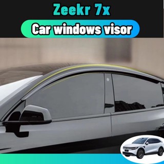 Zeekr 7x กันสาด แบบมีคิ้ว รุ่นหนาพิเศษ กันสาด คิ้วกันสาด คิ้…