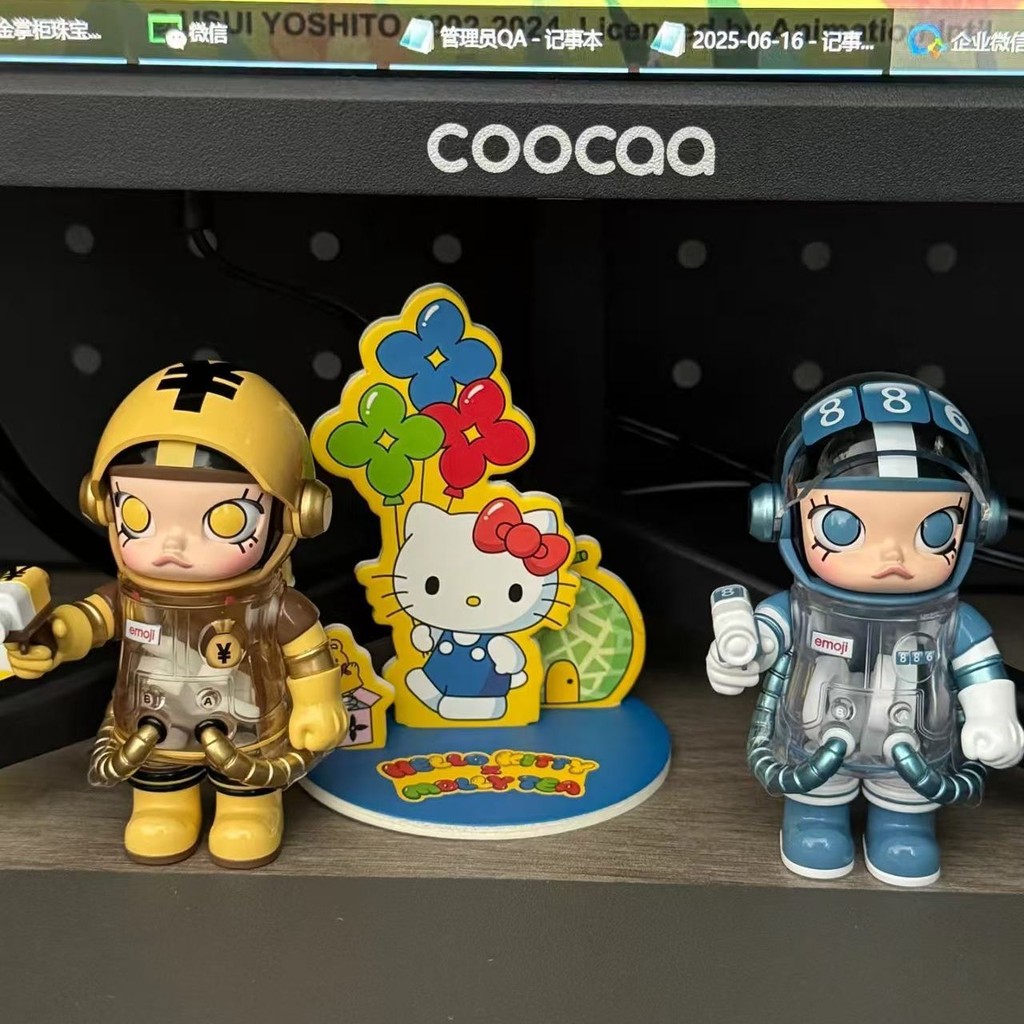 ใหม่ Molly MEGA SPACE 100% Emoji Series กล่องตาบอดของขวัญวันเกิดเครื่องประดับ MOLLY mega space CZFB