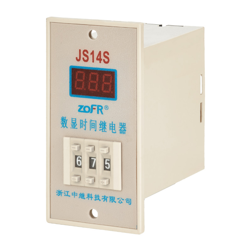 Digital Display Time Relay Controller JS14S Two-Bit AC380V220VDC24V 99.9 S 999S 999M
