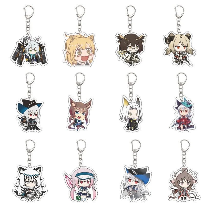 ของขวัญ/55 มม.Arknights เกมพวงกุญแจอะคริลิคพวงกุญแจของขวัญคริสต์มาส