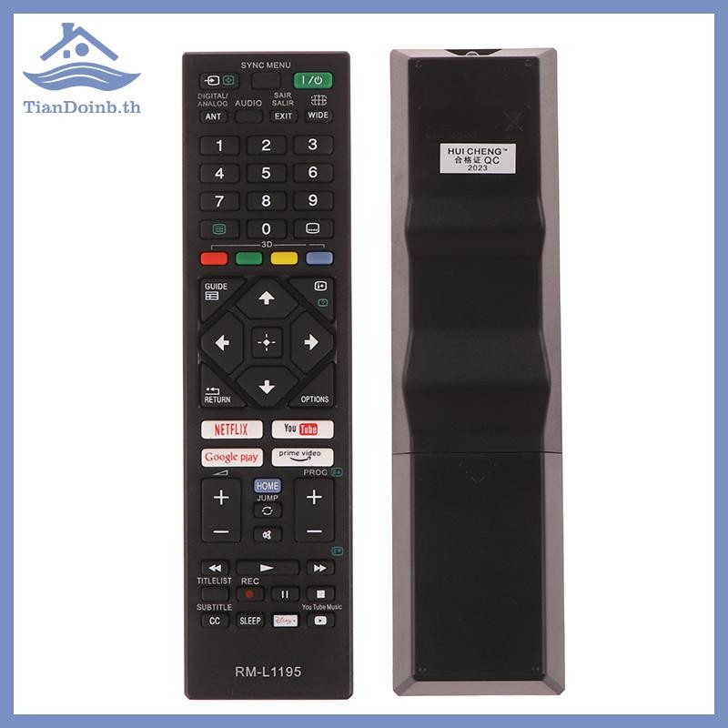 TianYe Universal สมาร์ททีวีรีโมทคอนโทรลสําหรับ Sony LCD LED Bravia TV RM-L1195 RM-YD005 RM-YD092 RM-