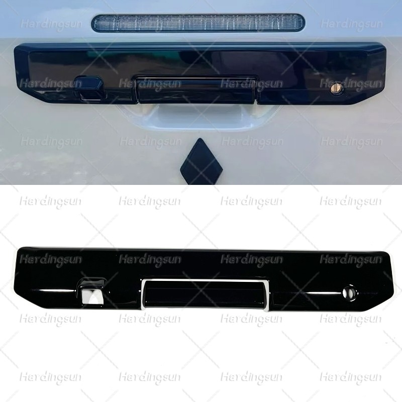 สําหรับ Mitsubishi TRITON 2024-2025 สีดําเงารถด้านหลังมือจับประตู trim,TRITON L200 ด้านหลังมือจับประ