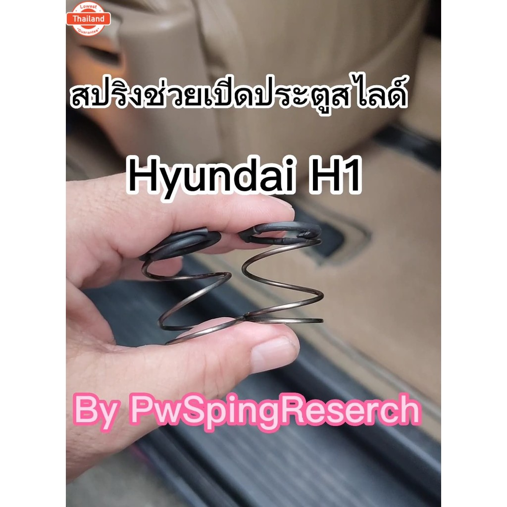 มีปลอกหุ้มกันสีรถถลอกสปริงดันเปิดประตูสไ์ฮุนได Hyundai H1 1คู่/1ประตู