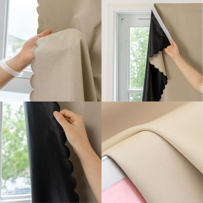 แนะนำ ผ้าม่าน ผ้าม่านกันแสง 100% ดีไซน์สดใส ติดตั้งง่าย พื้นผิวไวนิลสีดำ ปกป้องแสงแดดได้ดี ราคาพิเศษ มีเก็บเงินปลายทาง