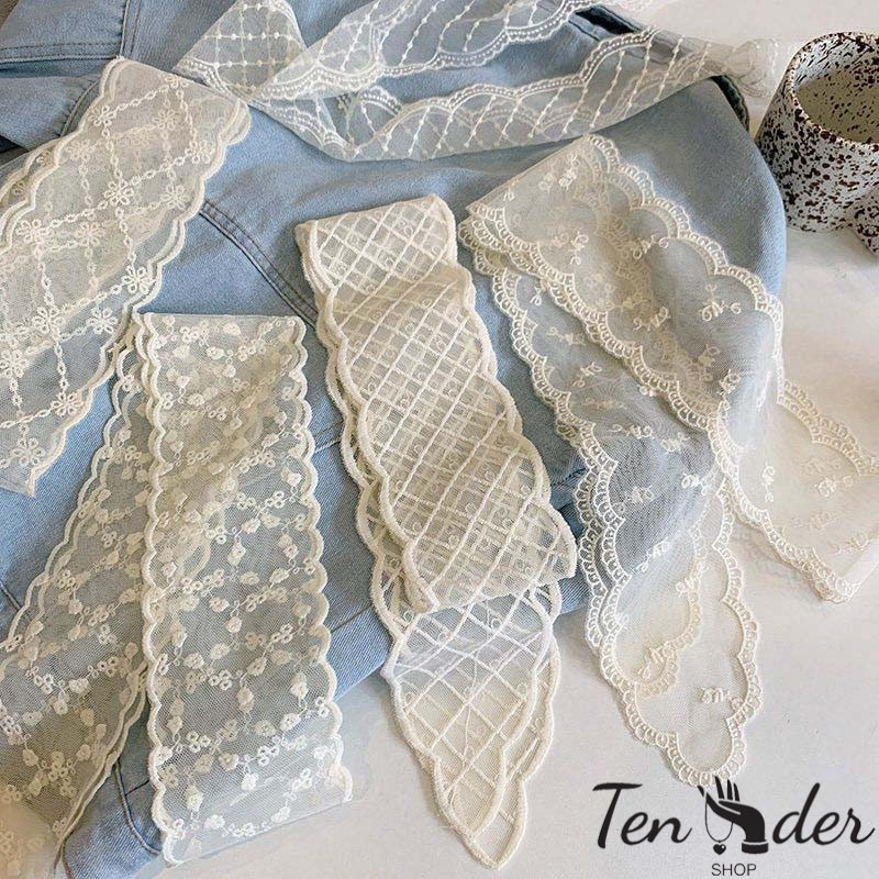 COD-ส่งเร็วจากไทย🎀สไตล์นางฟ้า  เครื่องประดับผม  อเนกประสงค์  ที่คาดผม  สไตล์ป่า  ลูกไม้  ผ้าพันคอไหม-Ten