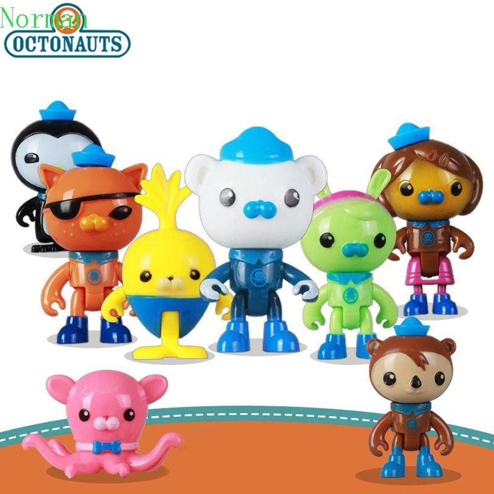 NORMAN1 Octonauts Tweak สําหรับเด็กรูปของเล่น Barnacles Peso Dashi Ocean Adventure Team
