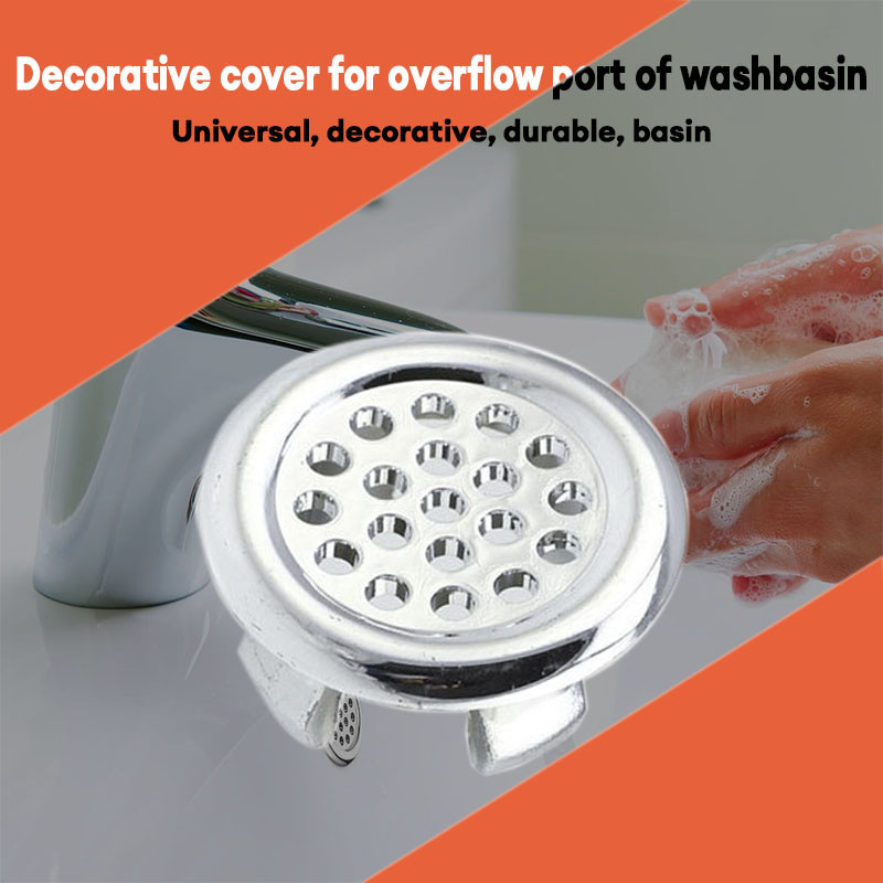 Washbasin Overflow Port Plug Cover Decorative Cover Overflow Hole