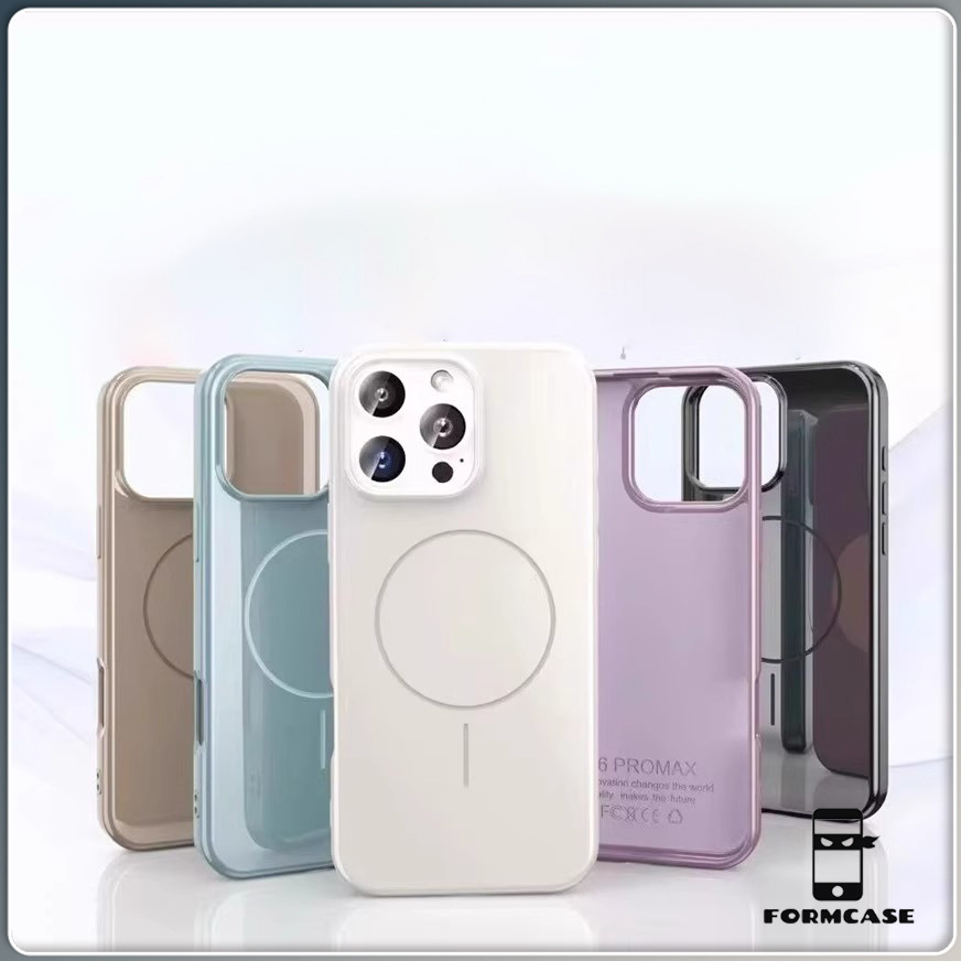 เคส ไอโฟน แสงดูดแม่เหล็กโทรศัพท์มือถือป้องกันกรณี For iPhone16Plus 15 14 12 Pro Max 11 XR X XS Max 7p 8p เคสแม่เหล็ก
