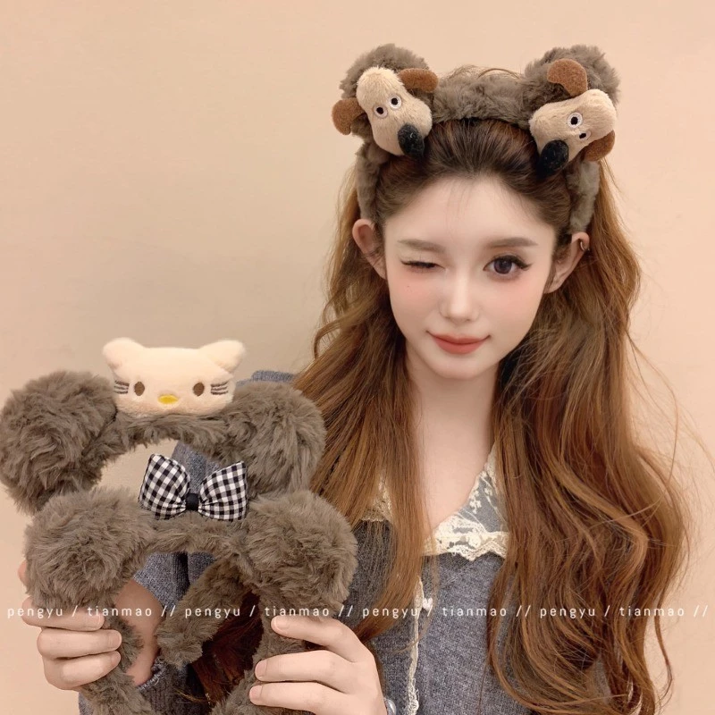 ตุ๊กตาหางกระต่ายสำหรับผม สไตล์การ์ตูนสีสันสดใส เหมาะสำหรับตกแต่งทรงผมหลากหลายโอกาส