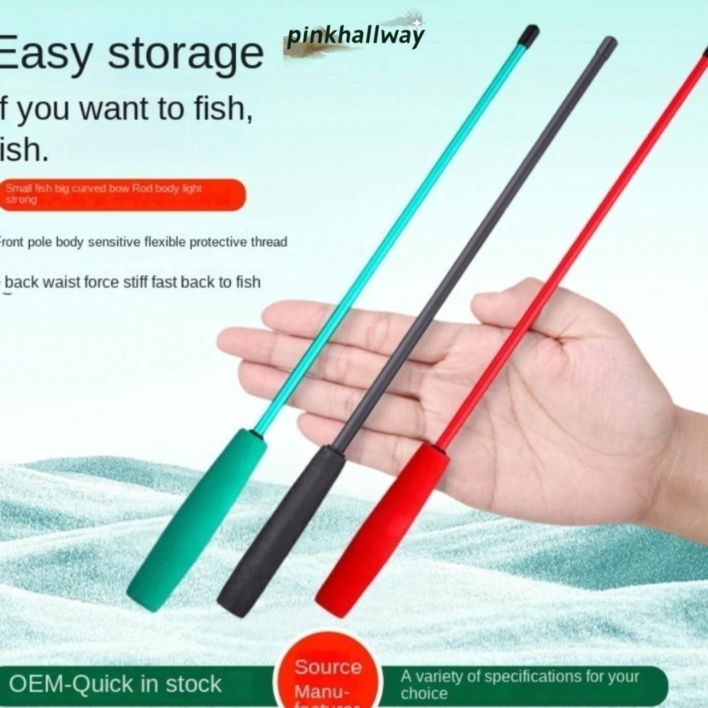 PINKHALLWAY ชุดเบ็ดตกปลา, Telescopic Carbon Fibre Fishing Rod ชุด, เด็ก Spincast Fishing Reel แก้ว F
