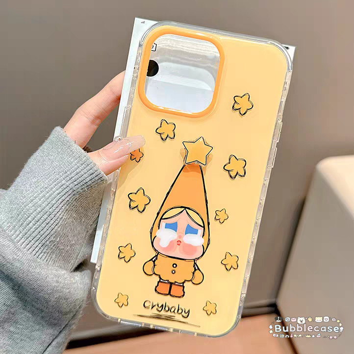 เคส Redmi 13C 12 14C 9C 10A 10C A2 9C NFC A1 9A Note 13 12 14 11 10 8 Pro Plus การ์ตูนน่ารัก Crybaby Star ปกใหม่ IMD