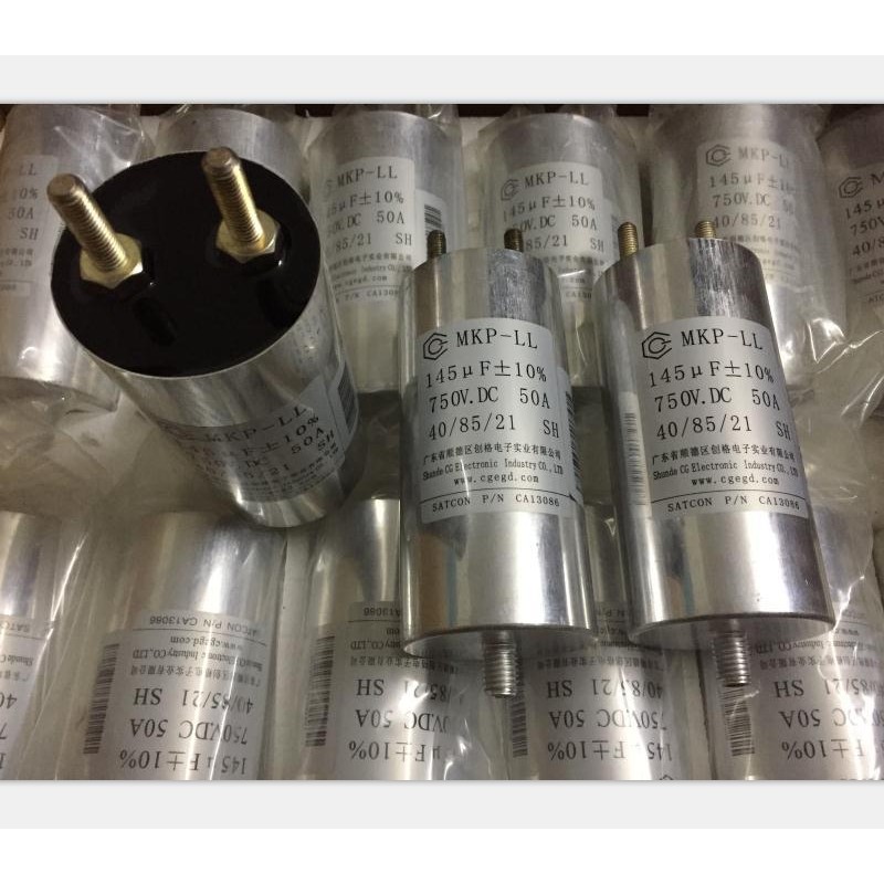 Chuangge MKP-LL 145UF750V DC 50A High Current พลังงานใหม่รถตัวเก็บประจุ Controller