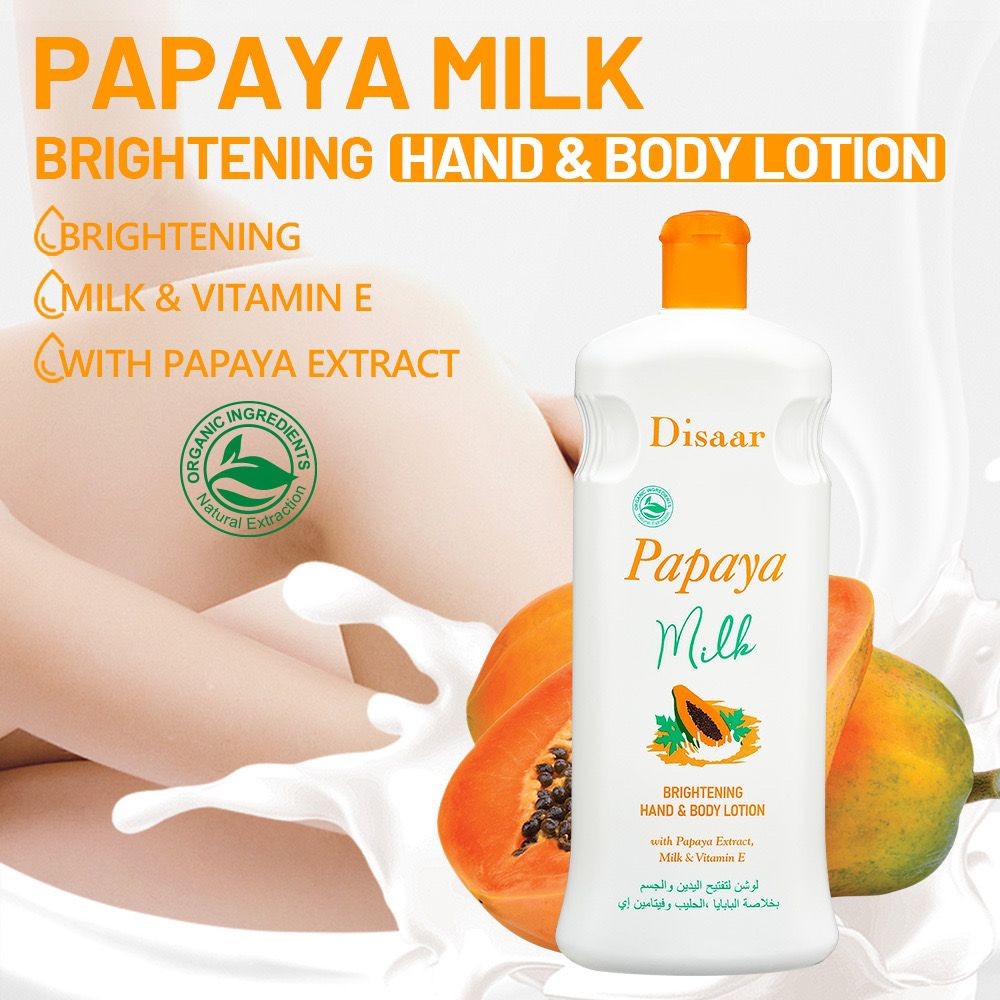 New Product#Disaar Milk Papaya Body Lotion Moisturizing Papaya milk Bright body lotion1mj