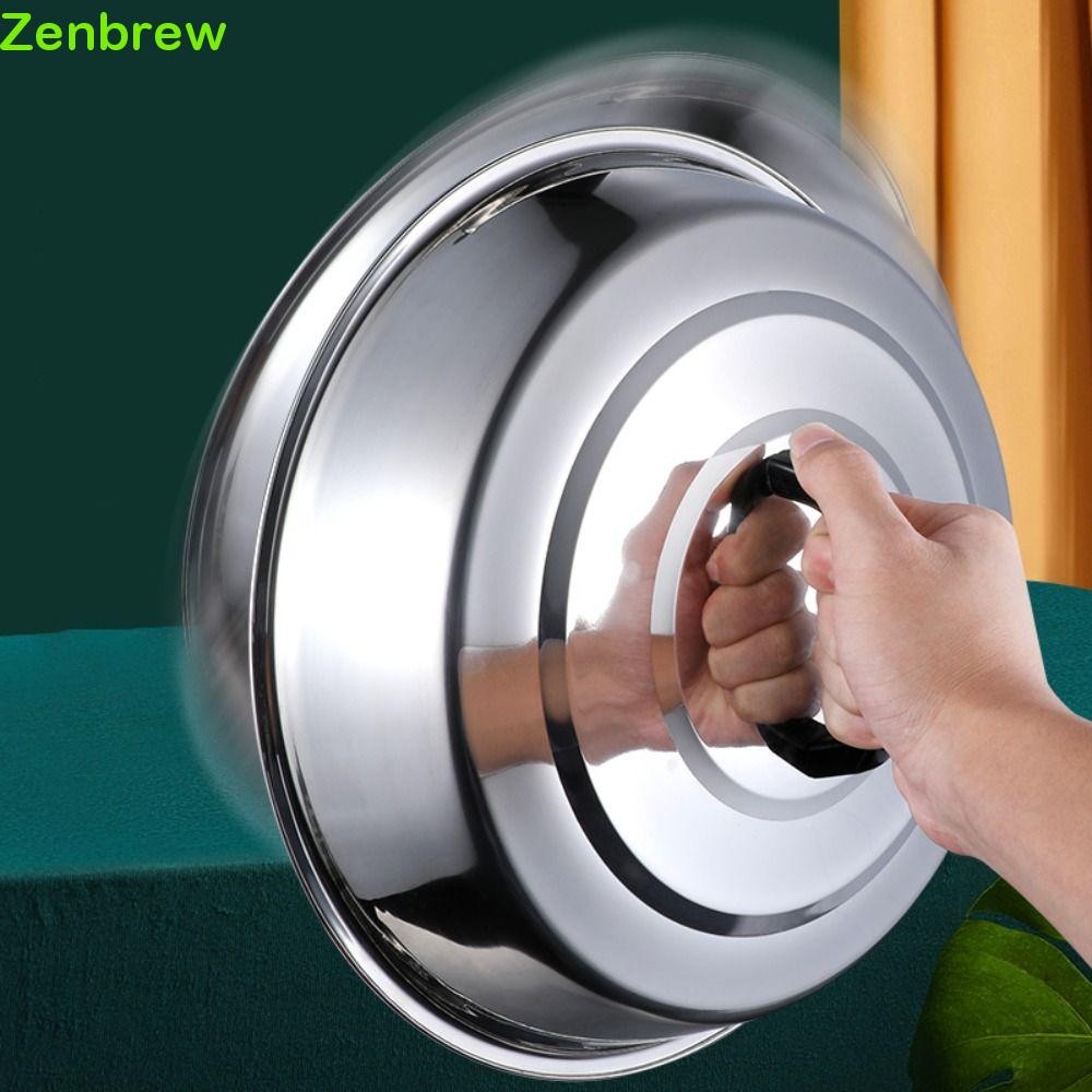 ZENBREW​ ฝาหม้อโดม, ฝาครอบหม้อสากลทรงกลม, ฝาครอบแผ่นเหล็กสแตนเลสเพิ่มความสูงฝาจานชีสสเต็ก