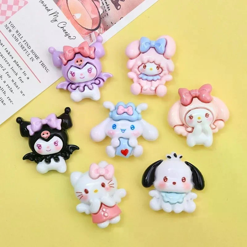 [100 ชิ้นพร้อมสต็อก] การ์ตูนGlossy Devilสัตว์DIYเรซิ่นอุปกรณ์เสริมเครื่องประดับHandmade Hairpinเคสโทรศัพท์ถ้วยน้ําHeadwearขายส่ง