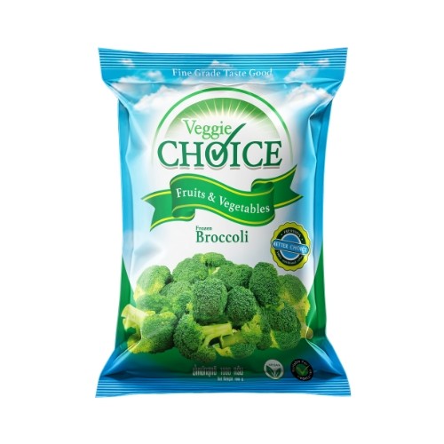 เวจจี้ ชอยซ์ บร็อกโคลี แช่แข็ง ขนาด 1 กก./แพ็ก BROCCOLI FLORETS 1 KG/PACK